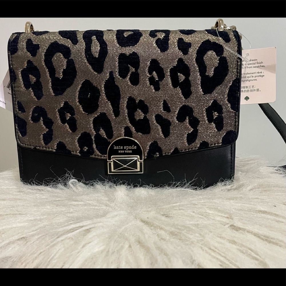 Kate spade ♠️ shoulder bag- black and gold